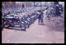 Sl68 Original slide 1970's  Saigon Downtown Chidren Double parked motor bike 079 picture