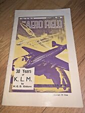Oct. 1949 THE AERO FIELD Mag AIRPLANES / AIRMAIL - 30 Years of K.L.M. picture
