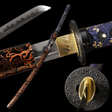 41'' Handmade Blade Sharp Katana Japanese Samurai Sword Damascus Folded Steel picture