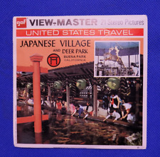 Vintage US Travel Gaf A232 Japanese Village & Deer Park view-master Reels Packet picture