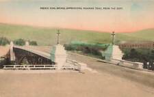 Vintage Approaching Mohawk Trail French King Bridge And Rock Greenfield MA P469 picture