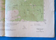 Vintage USGS Topographical Topo Map KERNVILLE CALIFORNIA 15 Min Series  picture