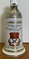 Military Beer Stein 15th Calvery Unit Crest US 4th Army Div Schwabach Germany picture
