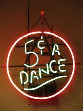 New 5 Cents A Dance Neon Light Sign 24