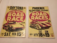 Vintage Original 1950's 60s Car Race Posters 17x11 picture