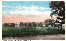Postcard NY Plattsburgh Barracks Parade Ground Posted 1922 Vintage PC H5822 picture