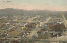 Hand Colored Postcard Town View Globe AZ Gila County Albertype picture