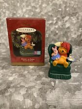 1997 Hallmark Keepsake Ornament - WAITIN' ON SANTA - Pooh & Piglet picture