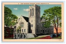 First Methodist Episcopal Church Brookville PA Pennsylvania Postcard (DG16) picture