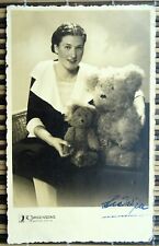 Stylish Young Lady. Teddy Bears. Photo Riga R. Jirgensons Photo Studio picture