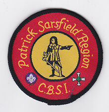 CATHOLIC BOY SCOUTS OF IRELAND - CBSI PATRICK SARSFIELD REGION SCOUT PATCH picture