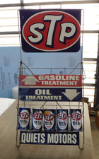 OEM STP Oil Can 1960's Display Rack Sign Ford Chevrolet Dodge Pontiac Chrysler picture