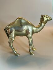 Vintage Brass/Silver? Camel Figurine - 5.5 Inches Animal Figure Decor Heavy picture