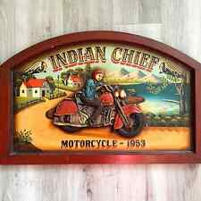 Rare Vintage 3D Indian Chief Motorcycles 1953 24