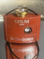 Vintage Collectible Yves St. Laurent YSL OPIUM Parfum Bottle 1/4 oz. - 50% full picture