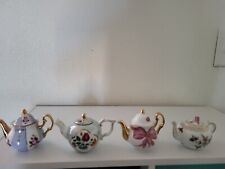 miniature tea pots lot picture