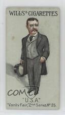 1902 Wills Vanity Fair Series 2 Tobacco Theodore Roosevelt #25 11bd picture