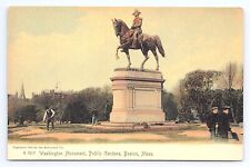 Postcard Washington Monument Public Gardens Boston Massachusetts Rotograph Co. picture