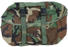 US Army Molle II BDU Woodland M81 Carrier Sleep System Bag Pouch for Rucksack picture