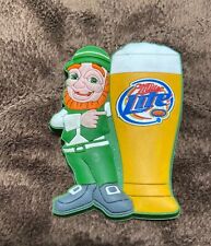 Vintage Miller Light Beer St Patrick’s Day Leprechaun pin Rare Irish Man Cave picture