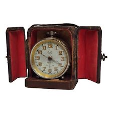 1920’s French charming alarm clock L.P in his case picture