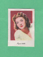 Myrna Loy  1944  Astros y Estrellas de la Pantalla  Film Card  Rare picture