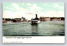 SS Waxholm Express Steam Ship Stockholm Sweden Axel Eliassons 3708 Postcard picture