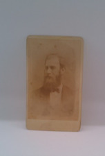 CDV 1800s man with large beard; studio Rawson, 324 Fulton St. Brooklyn picture