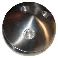Vintage 18/8 Stainless Steel Bowling Ball Ice Bucket Silver 7” Round Party Time picture