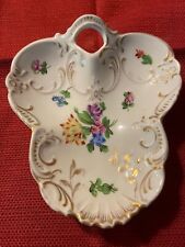 Hungarian HEREND Porcelain Trinket/Candy Dish Hand Painted as shown picture