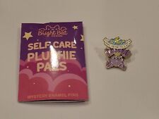 Bright Bat Self Care Plushie Pals Enamel Pin - Bat Hang in There picture