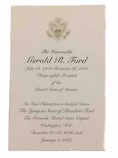 2006/2007 President Gerald R. Ford Capitol Lying in State Funeral Tribute Card  picture
