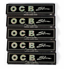 5 booklets OCB Premium Slim x 32 rolling papers picture