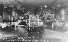 Sylvan Beach Hotel Dining Room Channel Lake Antioch Illinois IL Reprint Postcard picture
