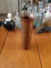 Vintage Hammered Copper Vase • Mission/Arts & Crafts • 7.5