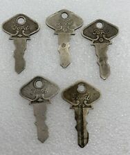 Antique Ford Model T Keys Lot Of 5 With Ford Script 62 63 64 65 66 picture