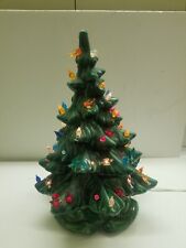 Vintage Atlantic Mold Musical Ceramic Christmas Tree Works picture