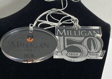 Milligan College, TN Ornaments 150 Anniversary 2016 And 2020 picture