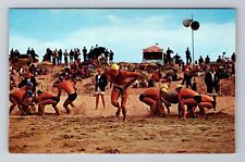 Australia-Belt Race At Surf Carnival, Antique, Vintage Souvenir Postcard picture