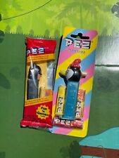 Vintage Penguin Whistle MMM Pez Dispenser- New on card. Bonus short-ear Batman. picture