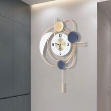 Inspired Modern Wall Clock Nordic Metal Hanging Clocks 3D Mute Design Art Decor picture