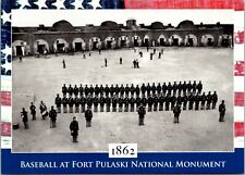 48th New York Volunteers Baseball at Fort Pulaski National Monument postcard picture