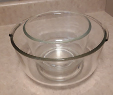 Sunbeam Mixmaster Large & Small Clear Glass Mixing Bowls  picture