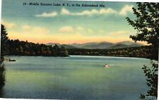 Vintage Postcard- Middle Saranac Lake in the Adirondack Mts., NY picture