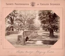 Henry Taunt.1869.Eton College.Sheeps Bridge.Windsor.England.U.K.Albu.Photo 13x20 picture