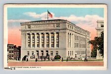 Albany NY-New York, County Courthouse Vintage Souvenir Postcard picture