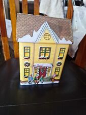 Harry London Tin Yellow Village House Christmas 8