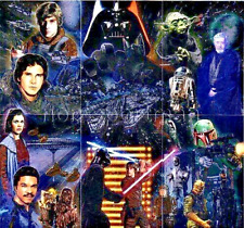 2010 Topps Star Wars Galaxy 5 ... Complete 6 Card Etched Foil Set picture