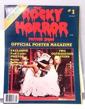 Vintage Rocky Horror Picture Show Official Poster Magazine #1- Fold Out- UNREAD picture