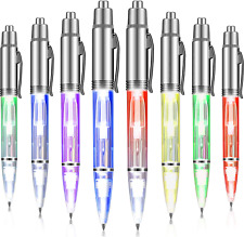 Zonon 8 Pieces Lighted Tip Pen LED Pen with Light Flashlight Writing Ballpoint picture